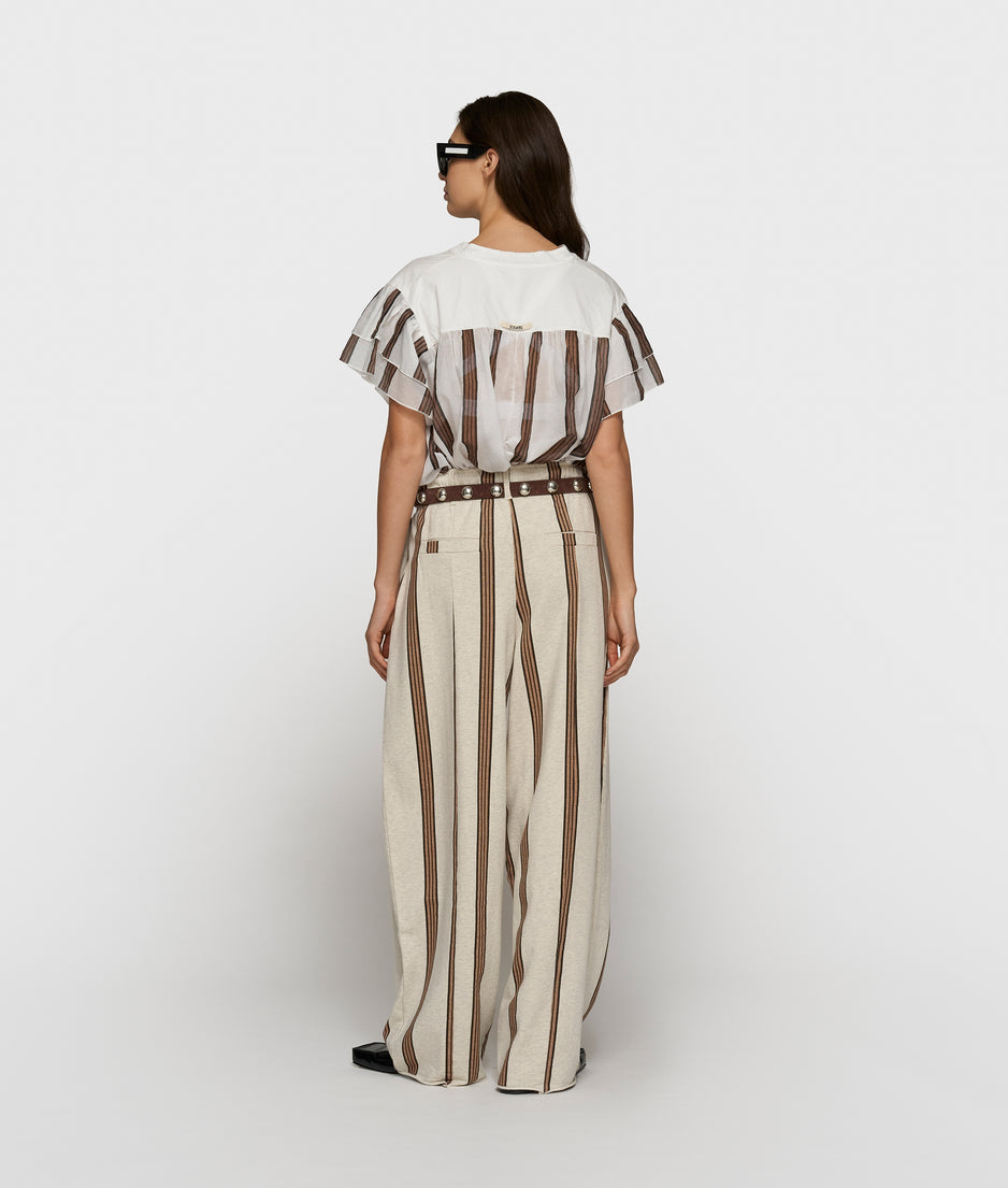 Bar piece stripes | soft white melee