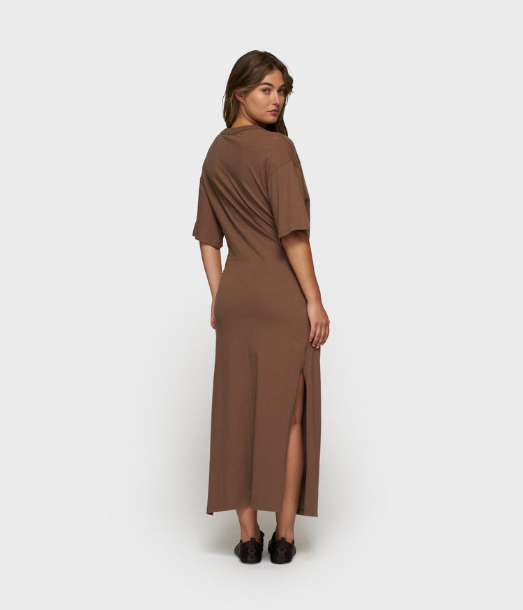 tee dress gathering | truffle
