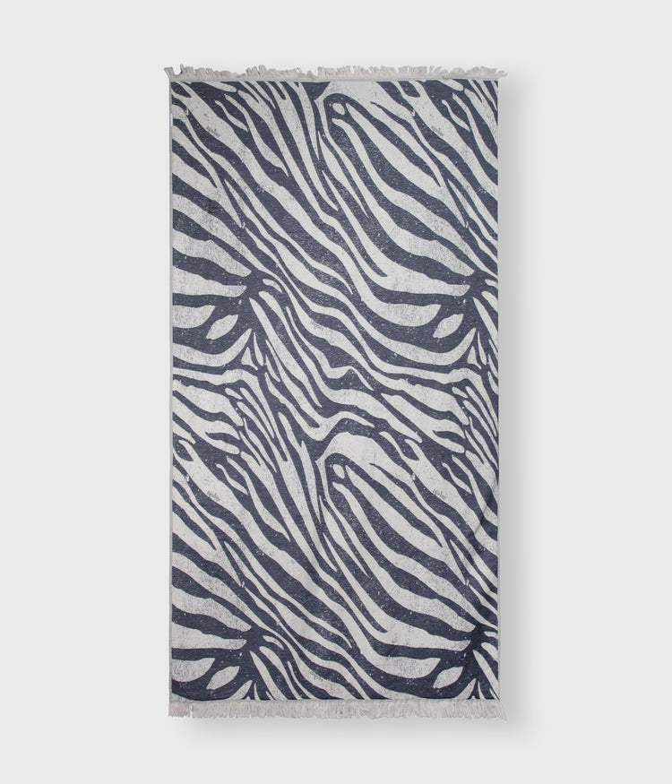 hamam towel zebra | light vanilla