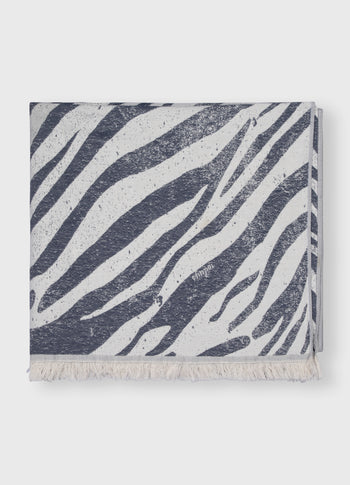 hamam towel zebra | light vanilla