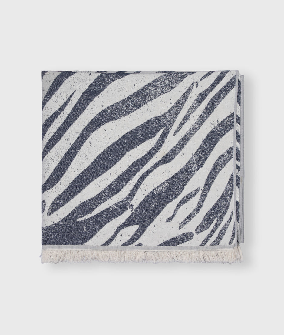 hamam towel zebra | light vanilla