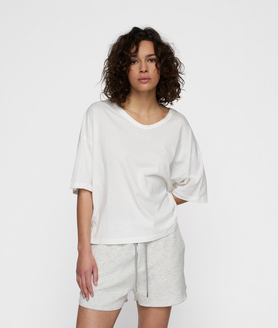 boxy tee | ecru