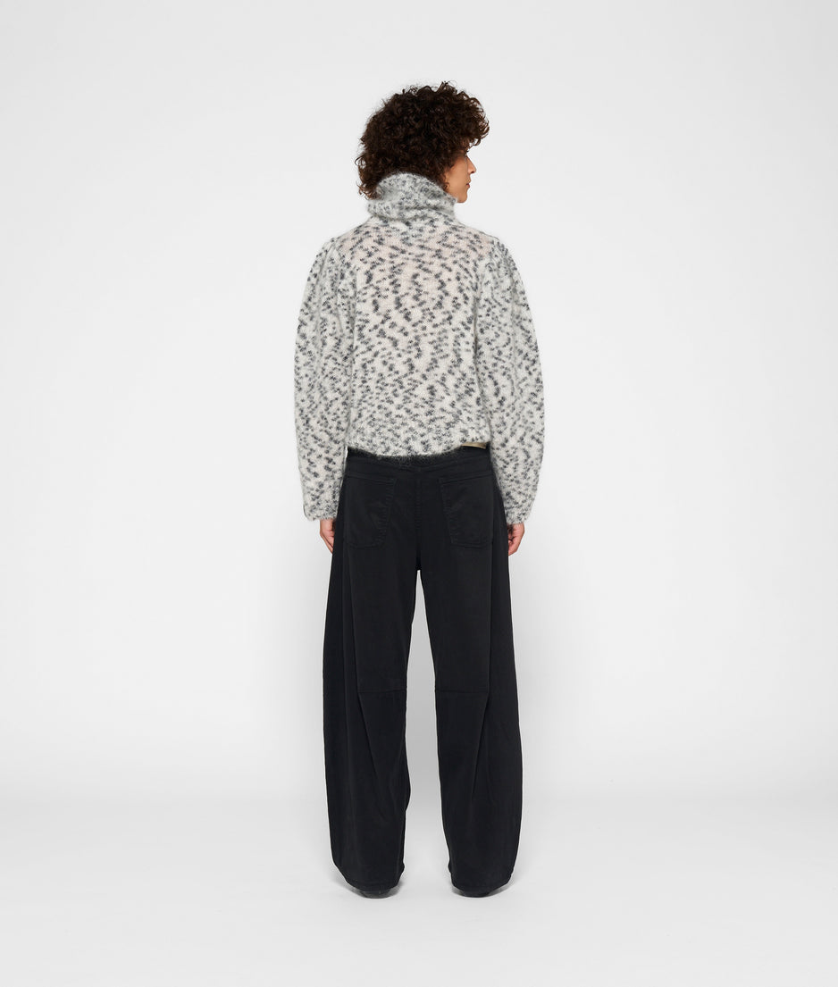 horse riding pants tencel | black