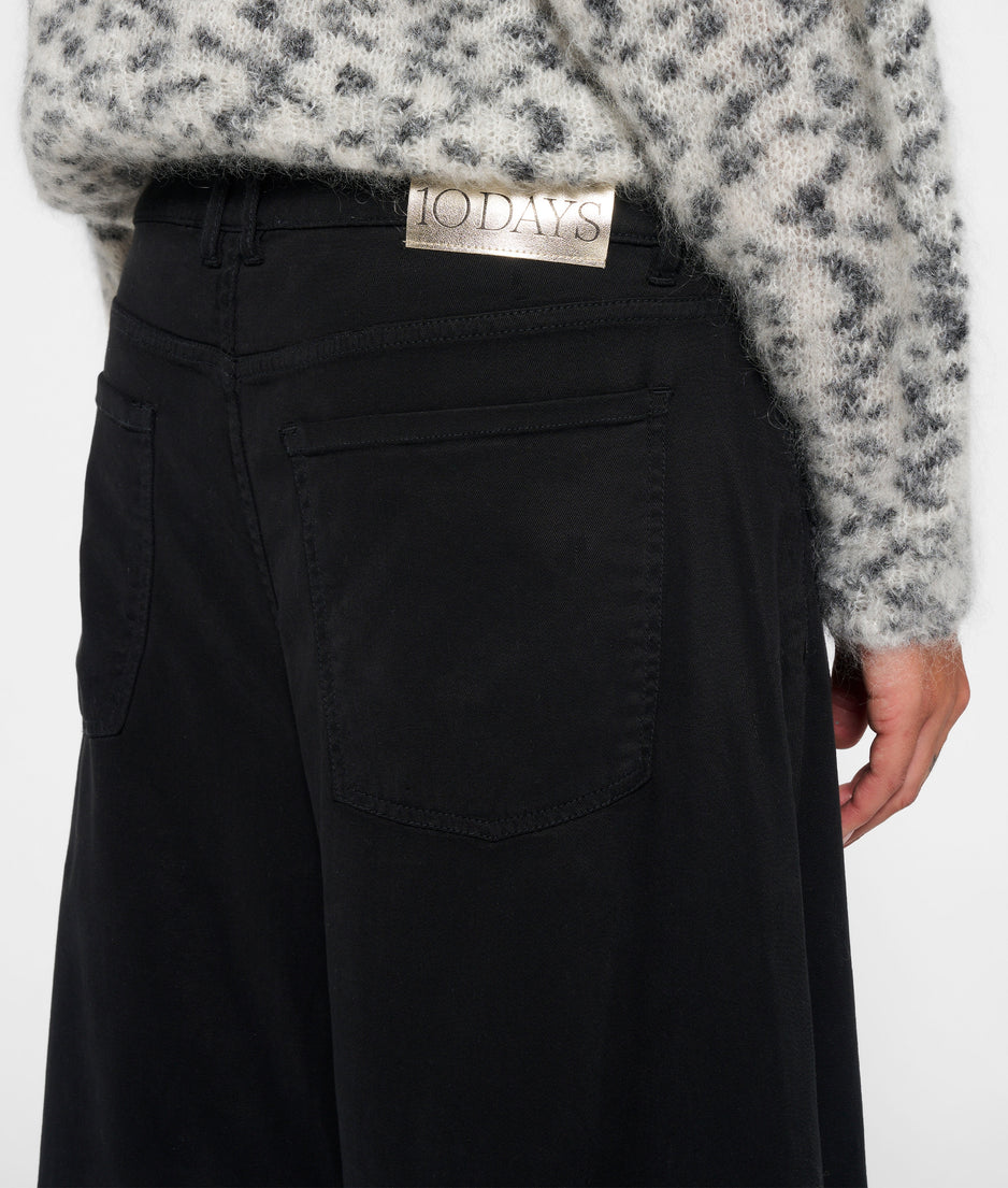horse riding pants tencel | black
