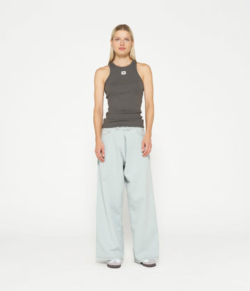 cross denim pants | sea foam