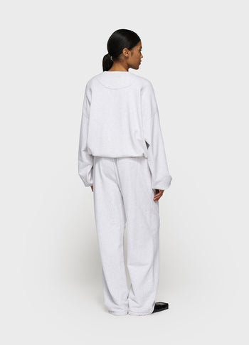dance sweater tape | white grey melee