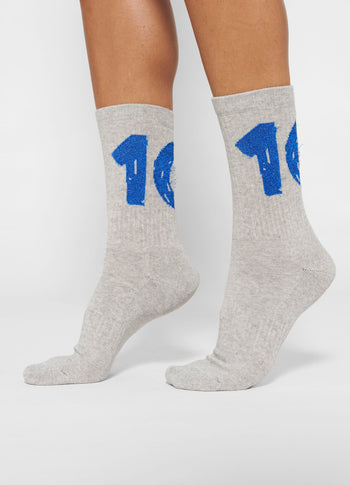 socks 10 | light grey melee