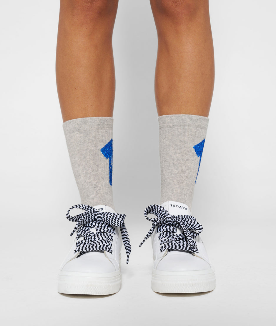 socks 10 | light grey melee