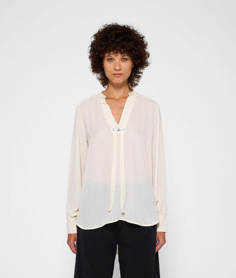 flowy blouse | cream