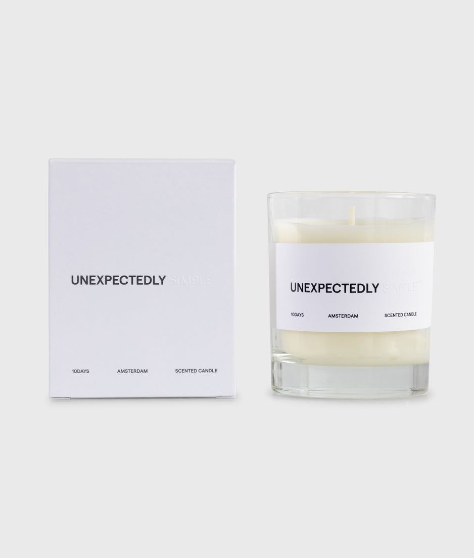 unexpectedly scented candle | multicolor