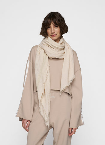 scarf cotton crepe | rope