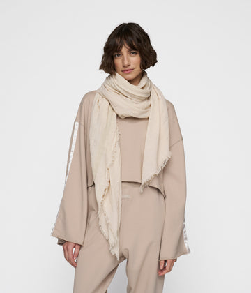 scarf cotton crepe | rope