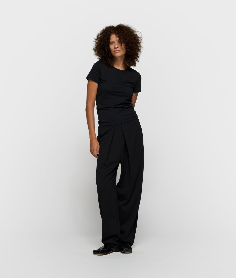 slim short sleeve tee | black