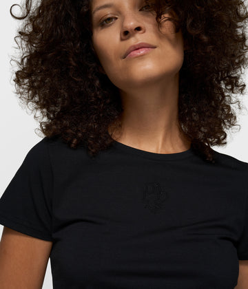 slim short sleeve tee | black