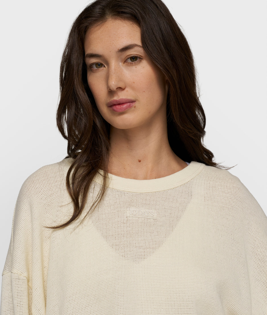 sweater mesh | soft vanilla