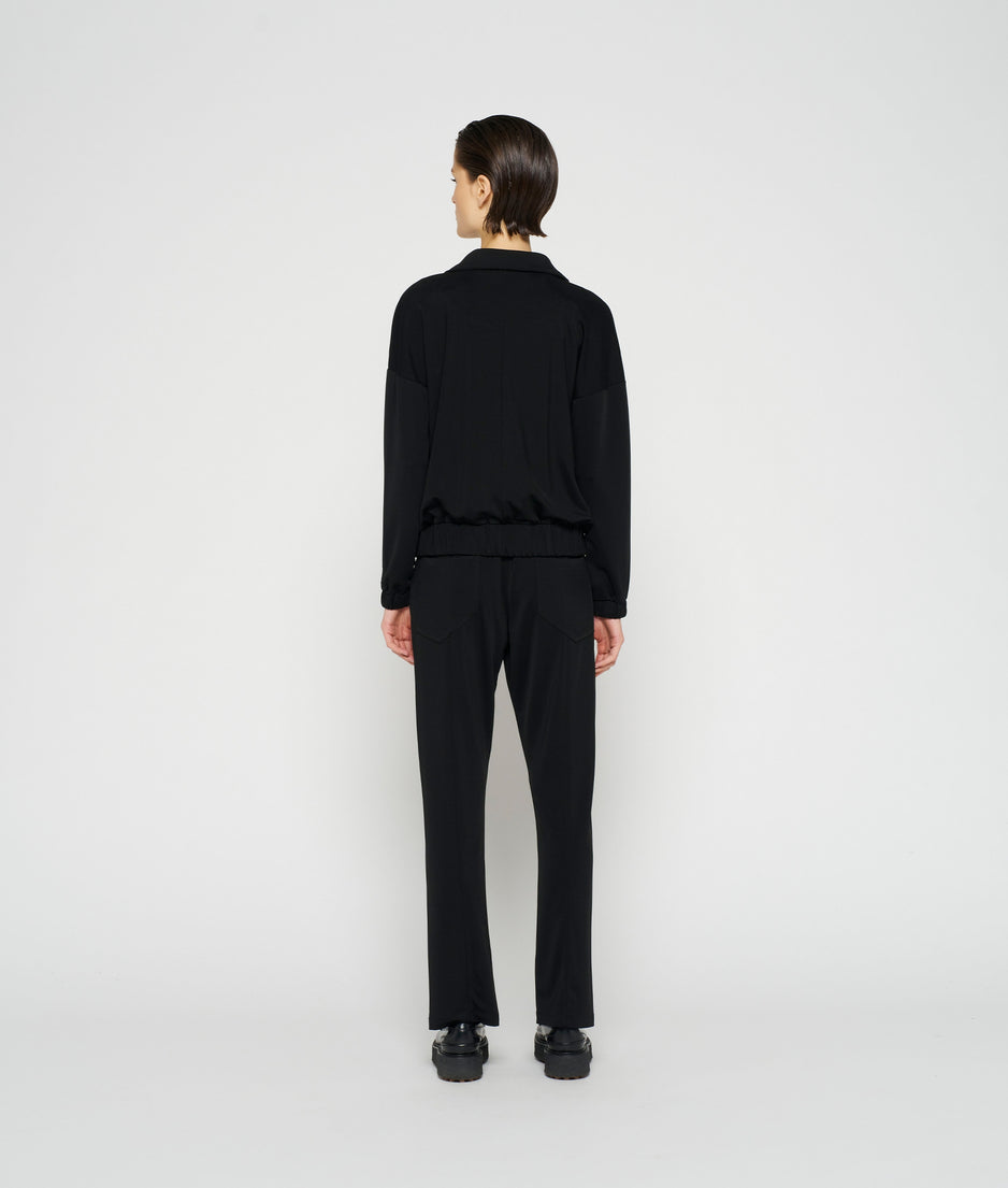 blazer cardigan | black