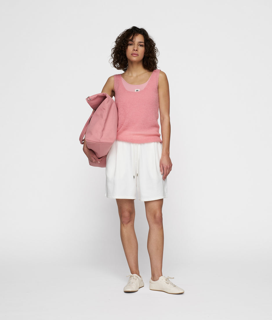 knit top | bright raspberry