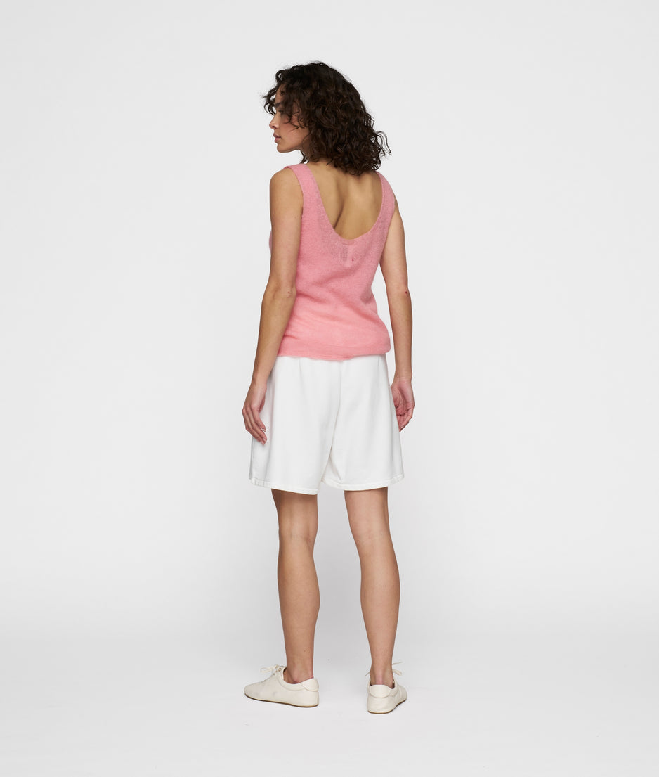 knit top | bright raspberry