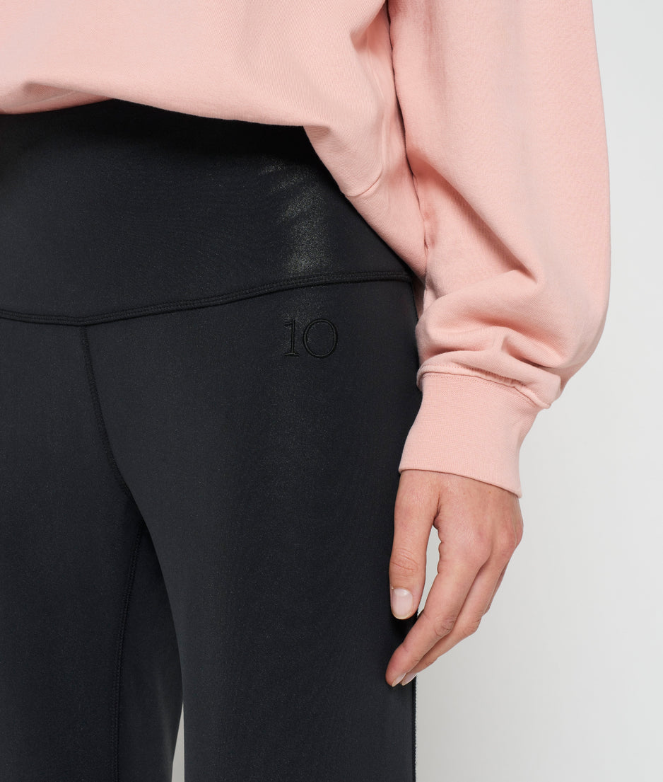 yoga leggings sparkle | black