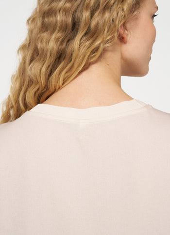 blouse tee | light natural