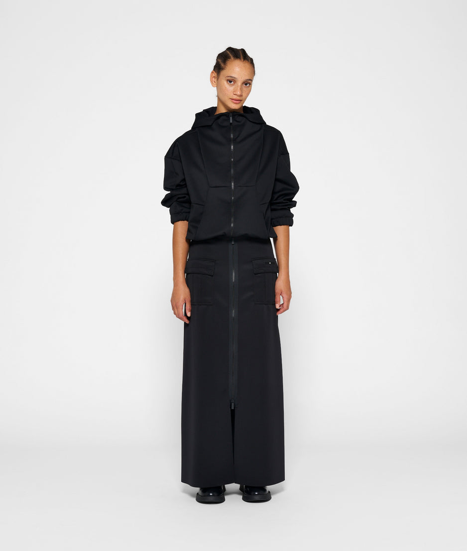skirt scuba | black