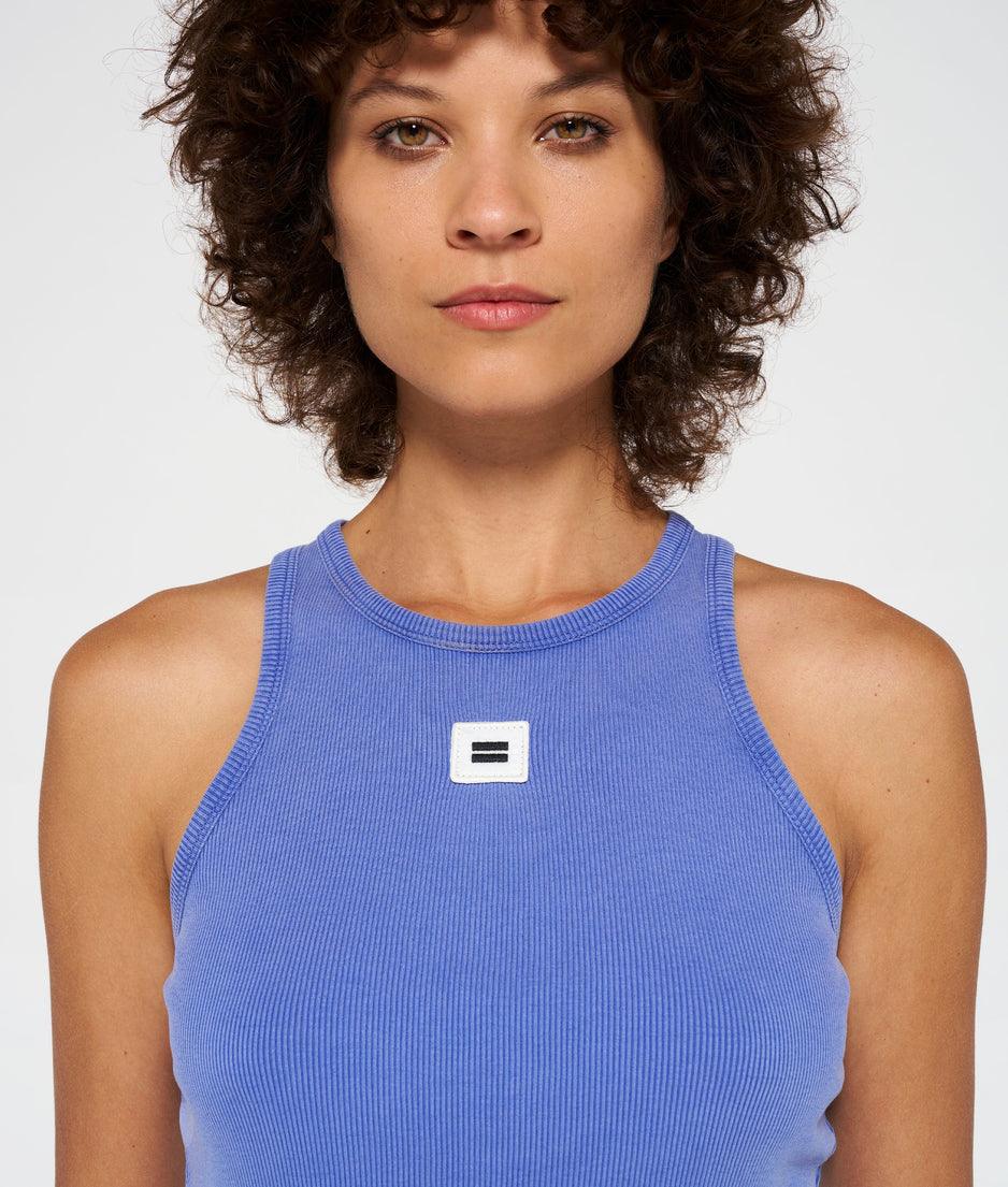 tank top rib | electric blue