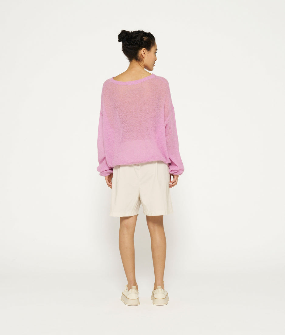 sweater thin knit | violet