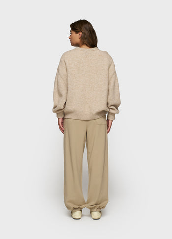 soft baseball knit cardigan | earth