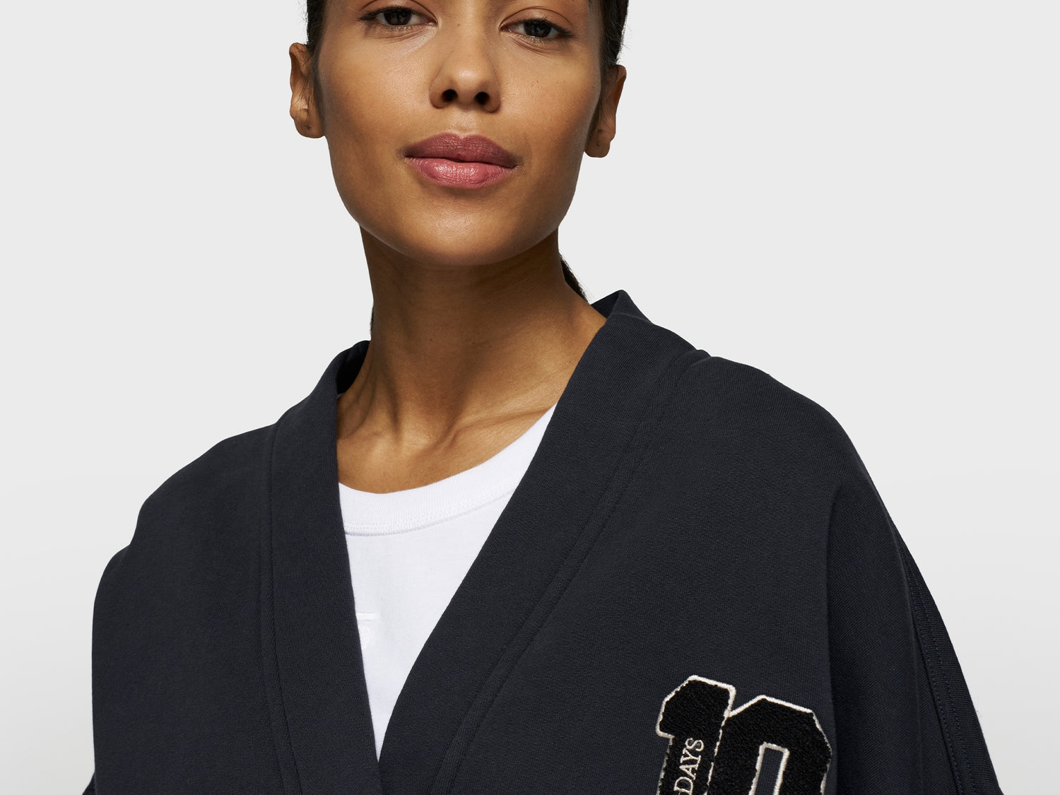 baseball cardigan 10 | dark navy