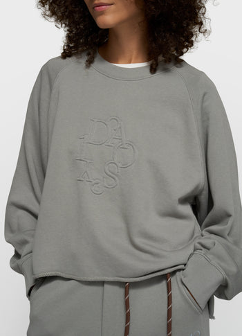 LA sweater curly 10 | light graphite