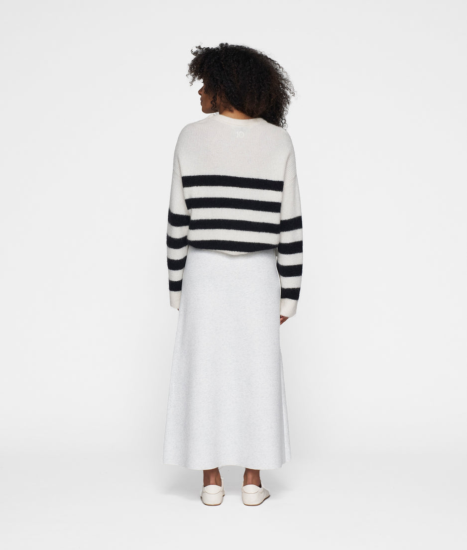 skirt neoprene | white melee