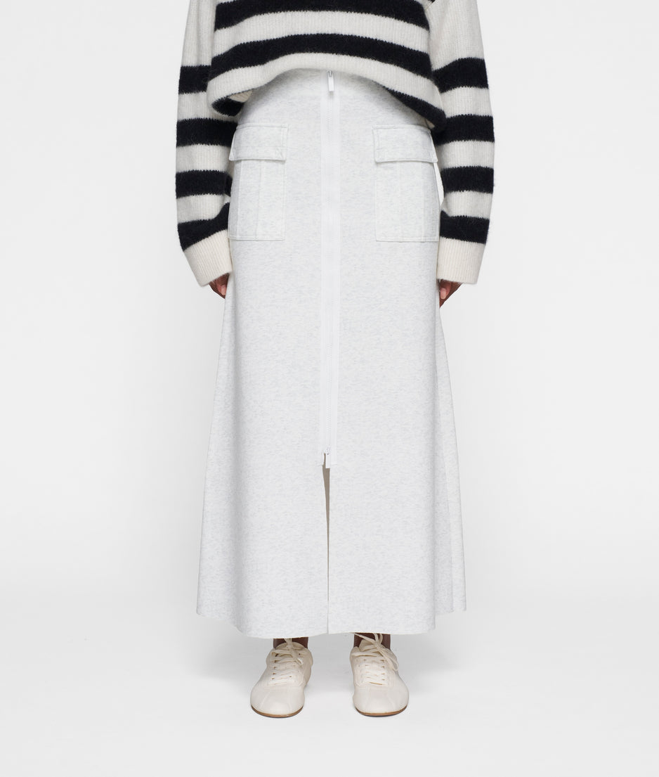 skirt neoprene | white melee