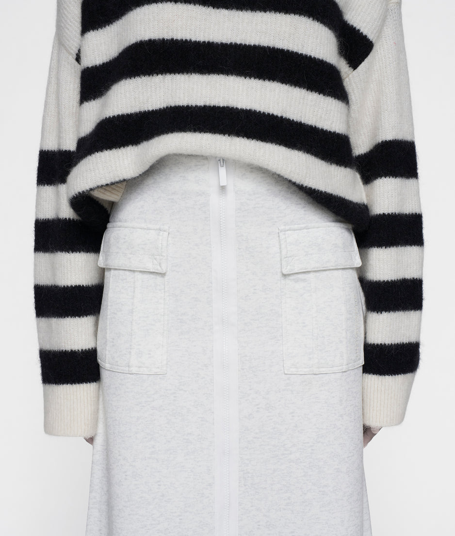 skirt neoprene | white melee