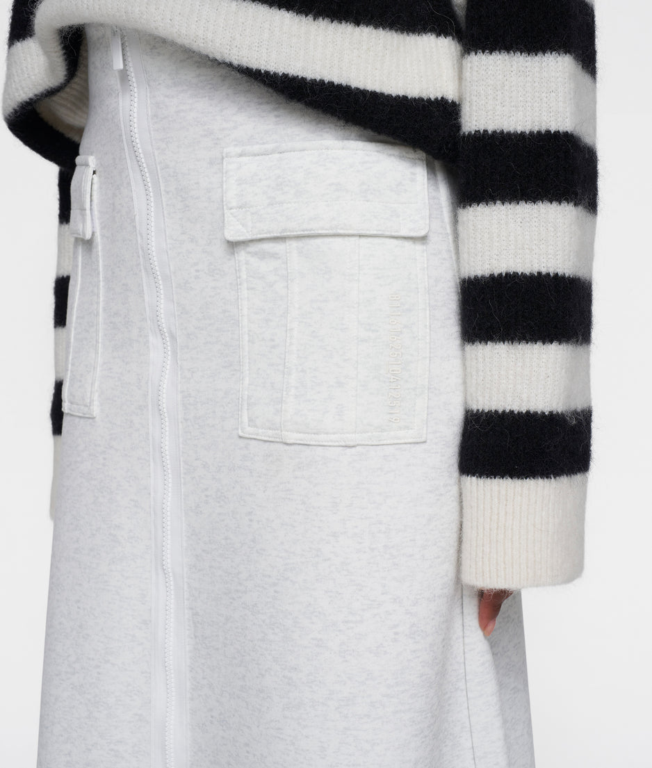 skirt neoprene | white melee