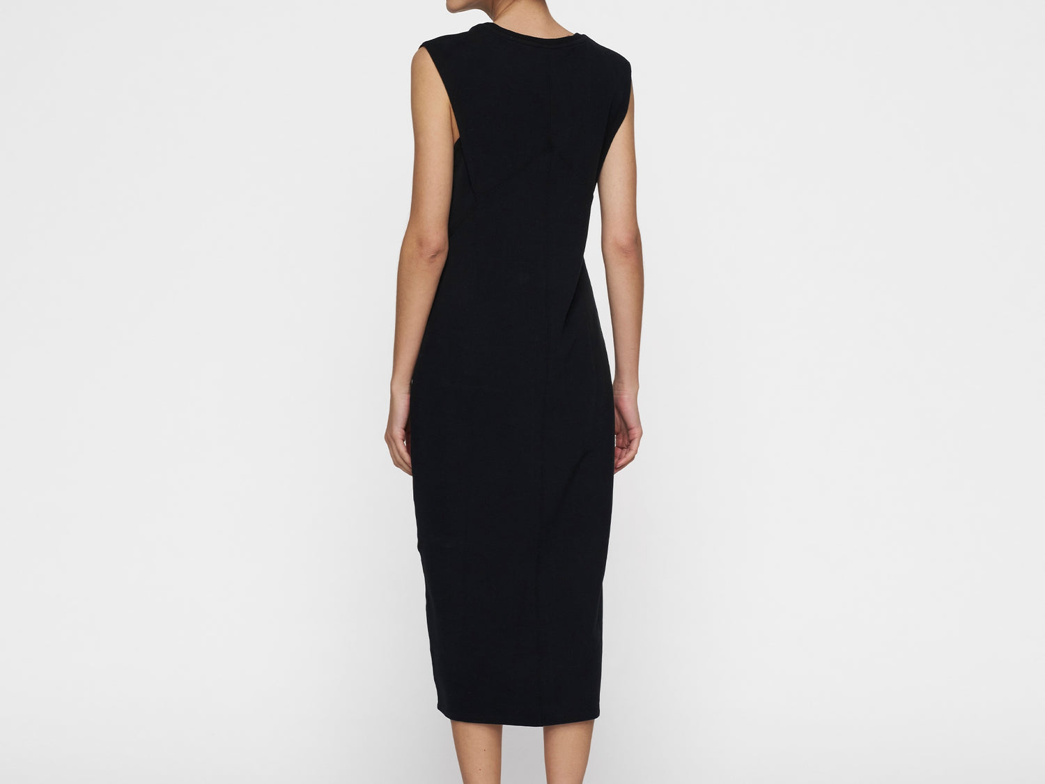 easy sleeveless dress | black