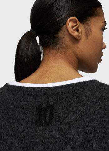 soft round neck sweater knit | antra melee