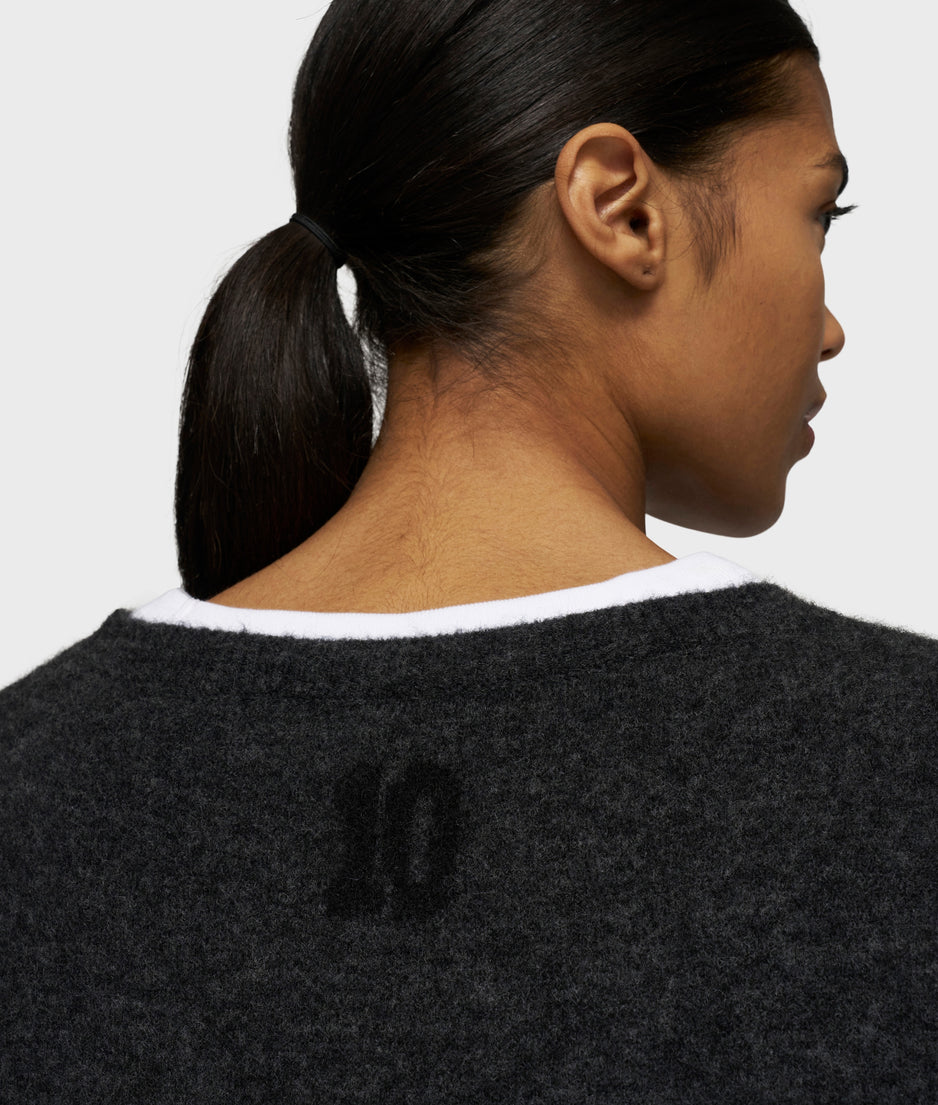 soft round neck sweater knit | antra melee