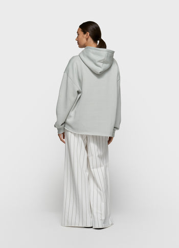 statement logo hoodie | clean blue