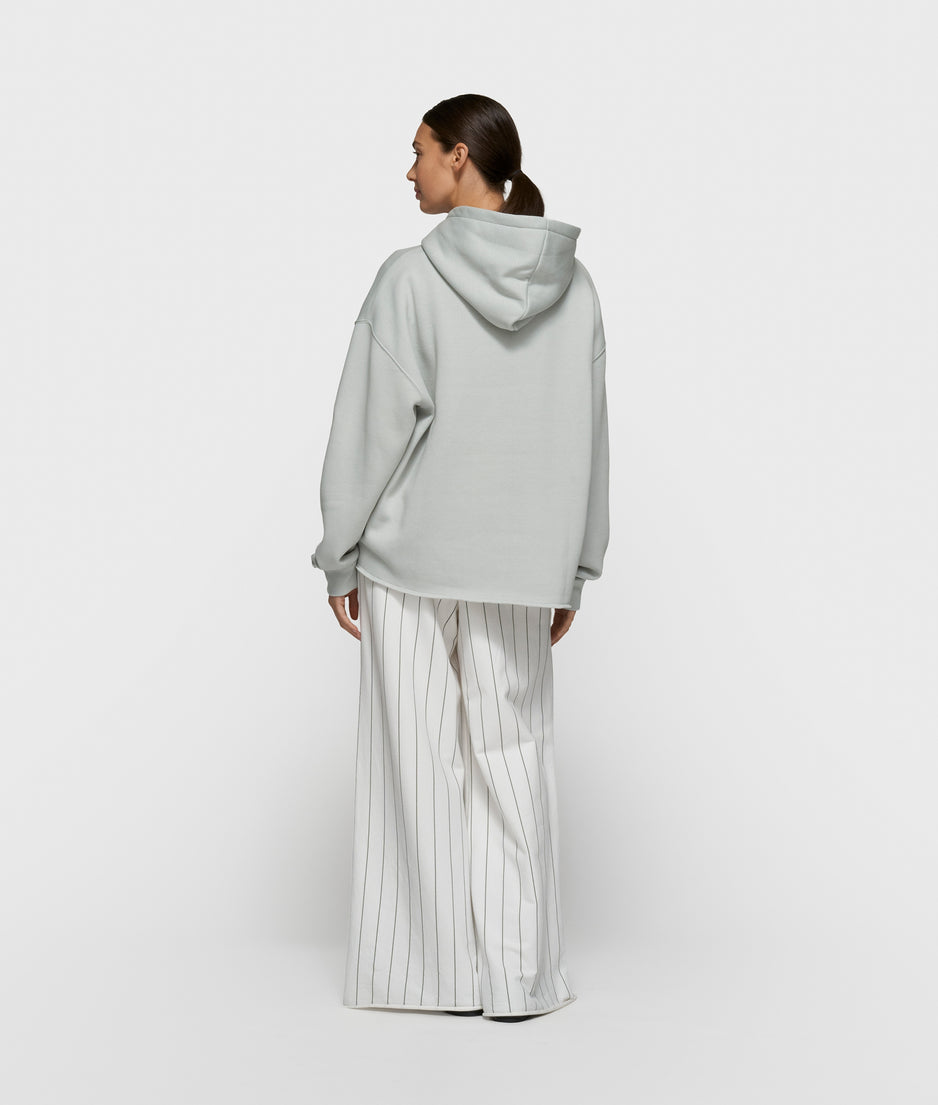 statement logo hoodie | clean blue