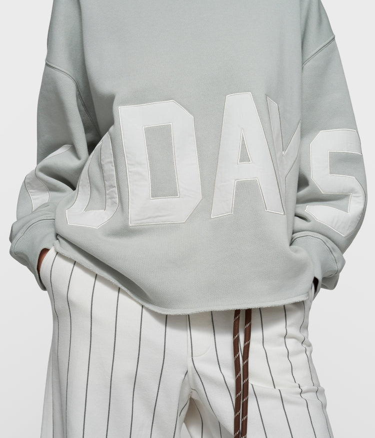 statement logo hoodie | clean blue