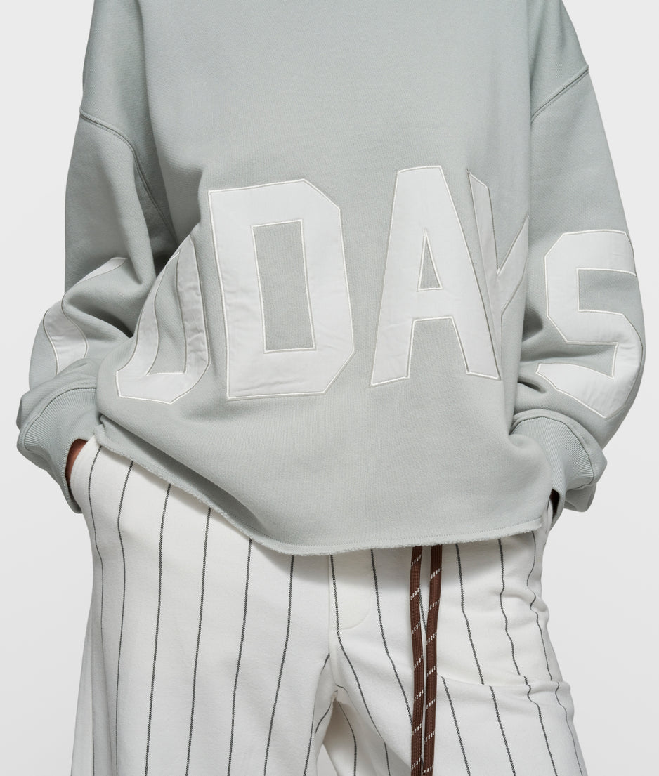 statement logo hoodie | clean blue