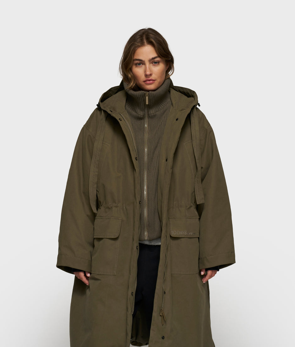 the royal parka | dark olive