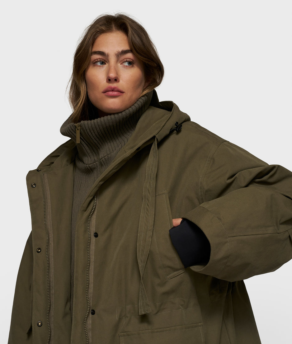 the royal parka | dark olive