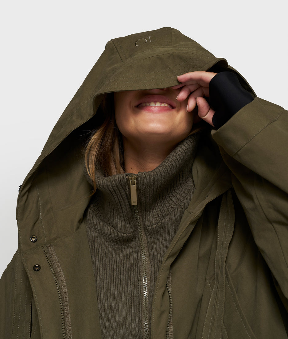 the royal parka | dark olive