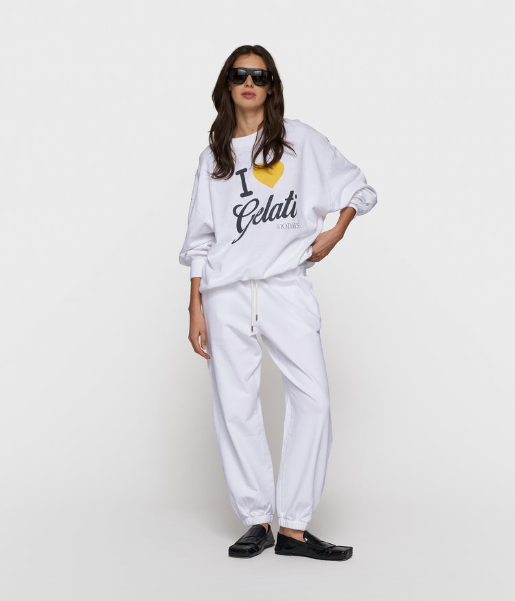 gelati bar jogger | white