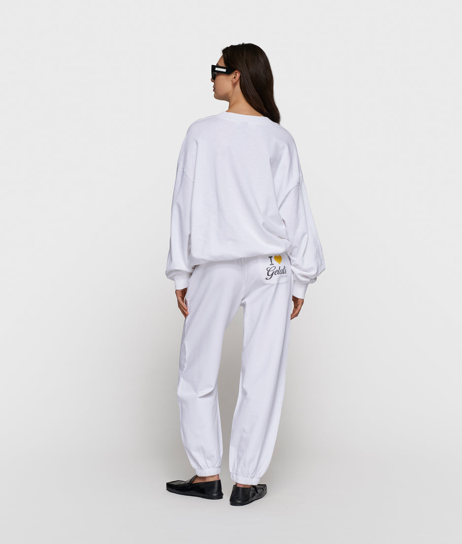 gelati bar jogger | white