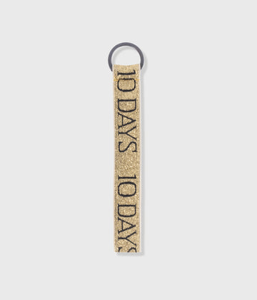 keychain lurex 10DAYS | gold