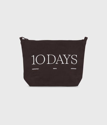 canvas 10DAYS pouch | chocolate