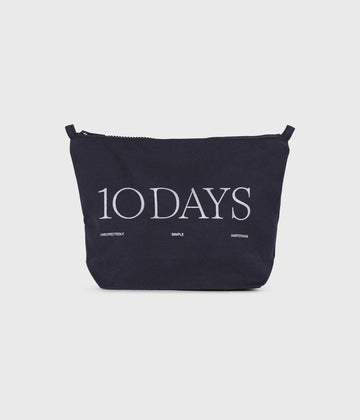 canvas 10DAYS pouch | yale blue