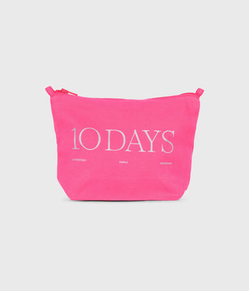 canvas 10DAYS pouch | bright pink